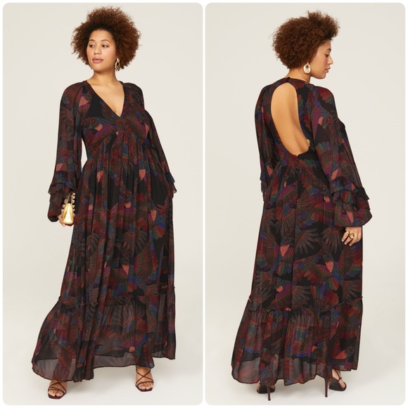FARM RIO XL Borogodo Toucan Gown dress maxi - Picture 3 of 17